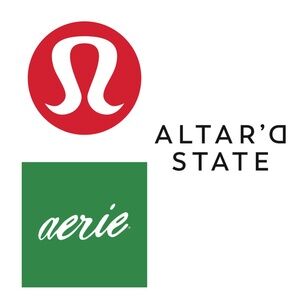 SILENT SHOW - Lululemonn, Altar’d State, Aerie & More!!!